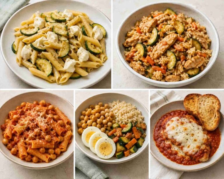 5 piatti gustosi per una settimana